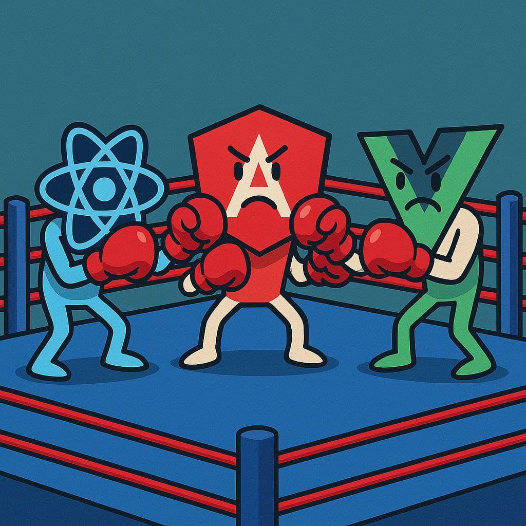 JavaScript Frameworks: مقارنة بين React و Vue و Angular