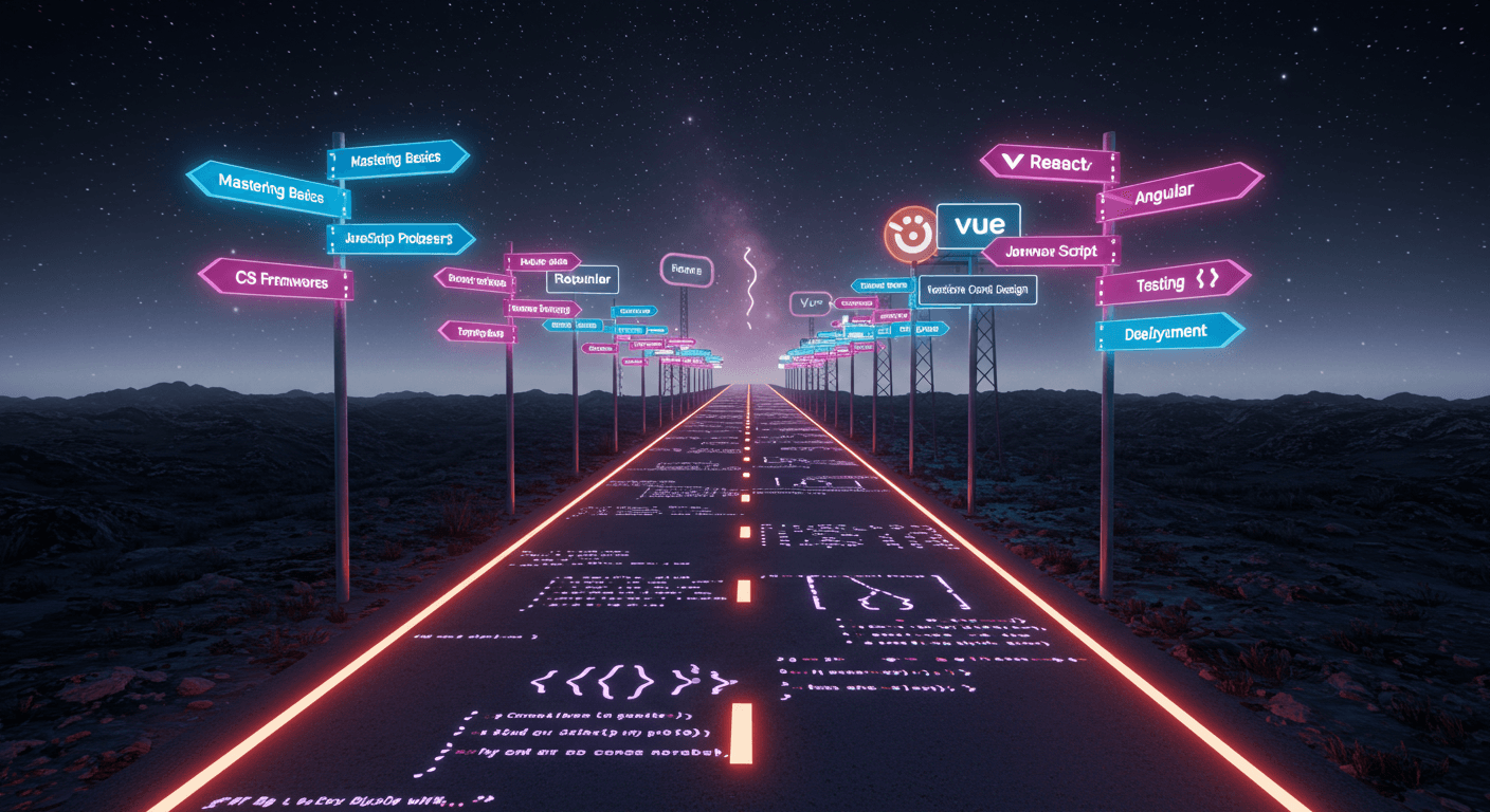 الرودماب الكاملة لتصبح Front-End Developer محترف